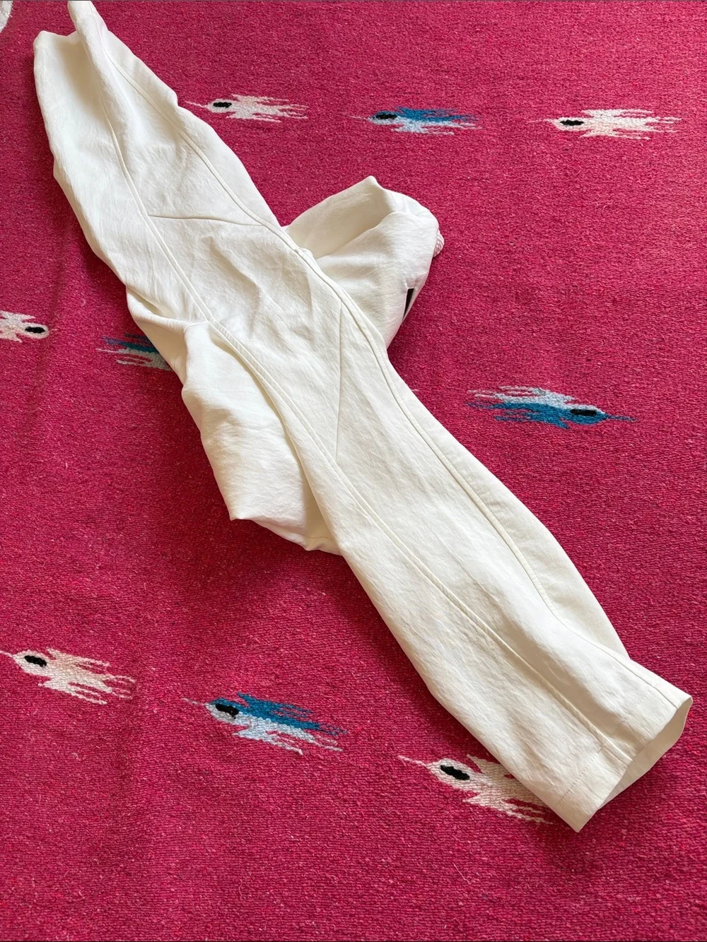 White Nike Sportswear Tech Pack Loose Crop Woven Pants size Medium